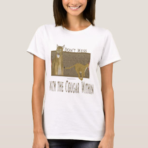 Cougar Within Ladies Crop Top