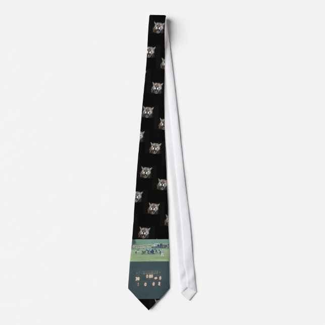 CougarPhoto,tiled... Neck Tie (Front)