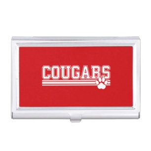 Cougars business card case