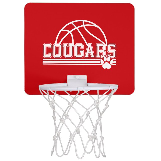 Cougars  mini basketball hoop (Front)