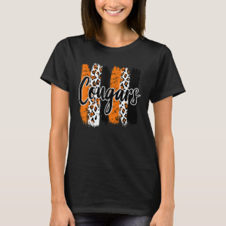 Cougars School Sports Fan Team Spirit Mascot T-Shirt
