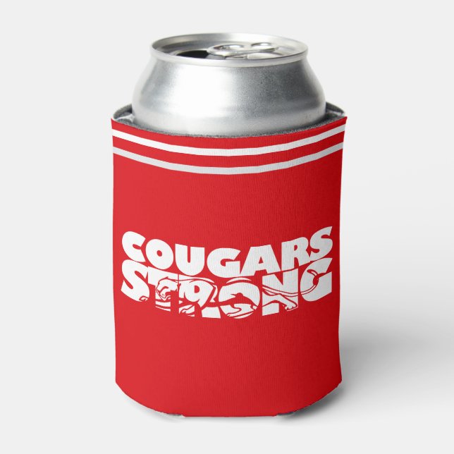 Cougars Strong   Can Cooler (Can Front)