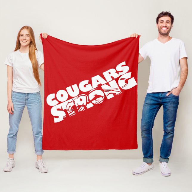 Cougars Strong Fleece Blanket (In Situ)
