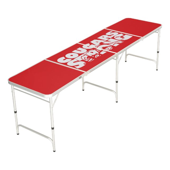Cougars Strong Tailgate Table (Angled)