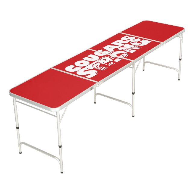 Cougars Strong Tailgate Table (Angled)
