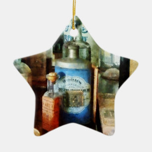 Cough Remedies And Tooth Powder Ceramic Ornament