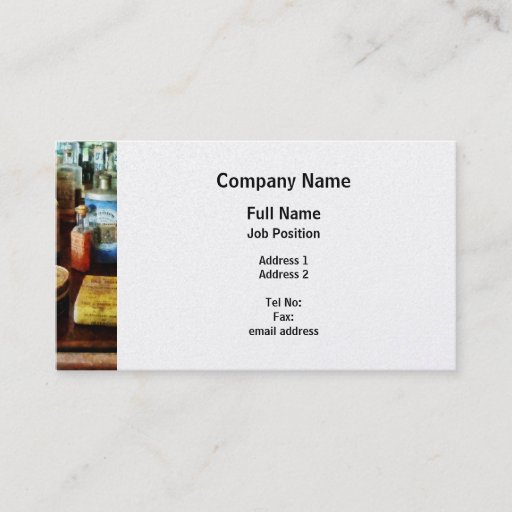 Customizable Cough Remedies and Tooth Powder - Platinum Business Cards