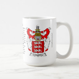 Coughlin, the Origin, the Meaning and the Crest Coffee Mug