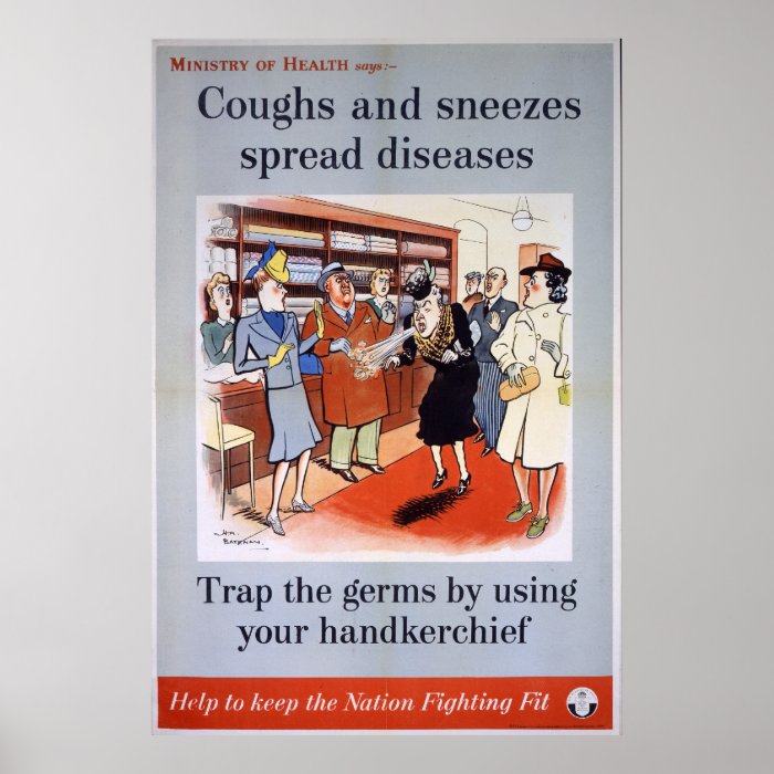 Coughs and Sneezes   shop Poster