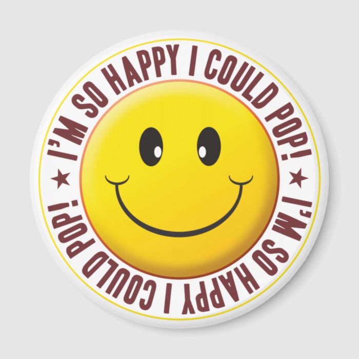 Could Pop Smiley Refrigerator Magnets