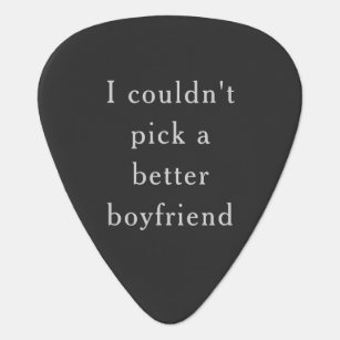 guitar pick for boyfriend