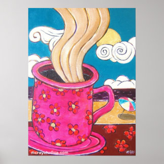 "Couleurs Cafe" Poster