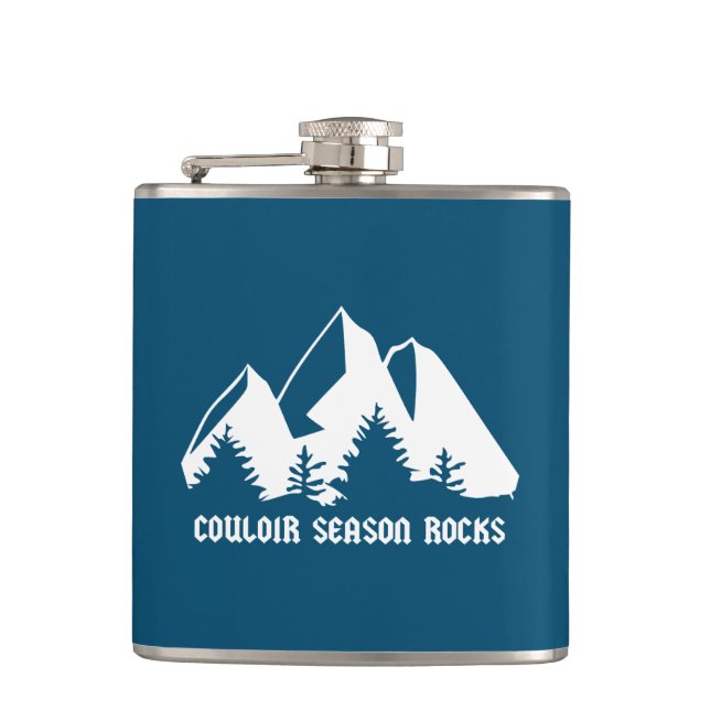 Couloir Season Rocks Flask (Front)