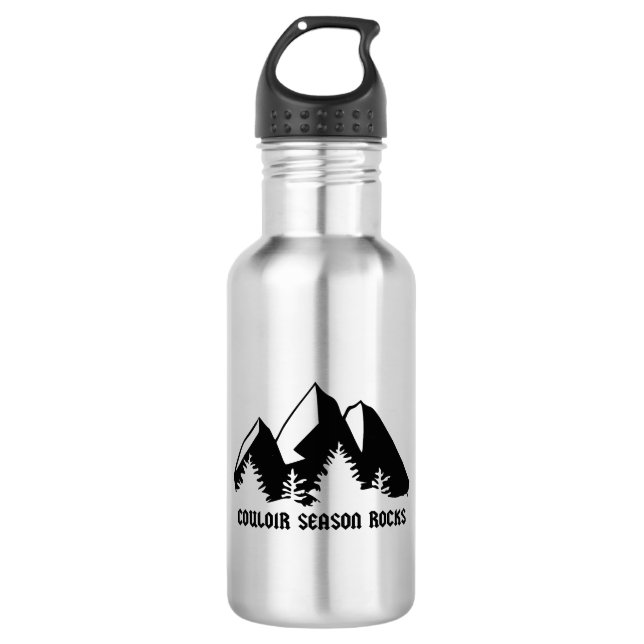 Couloir Season Rocks Stainless Steel Water Bottle (Front)