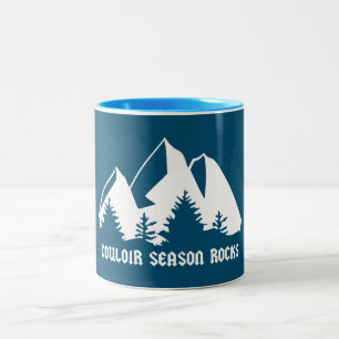 Couloir Season Rocks Two-Tone Coffee Mug