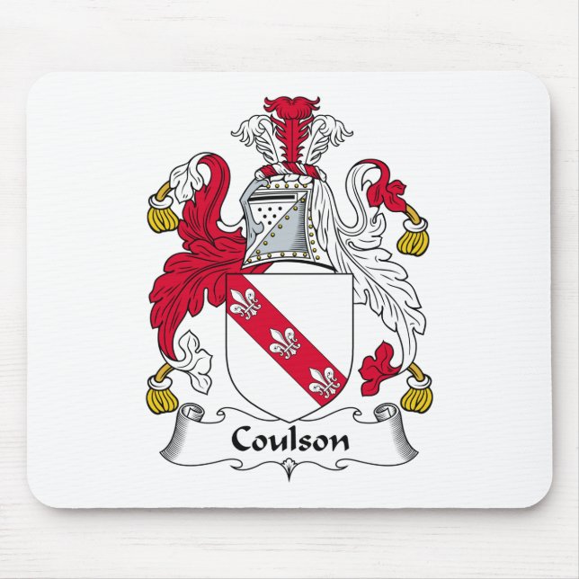 Coulson Family Crest Mouse Pad (Front)