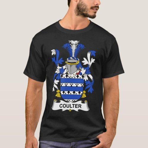 Coulter Coat of Arms  Family Crest  T_Shirt