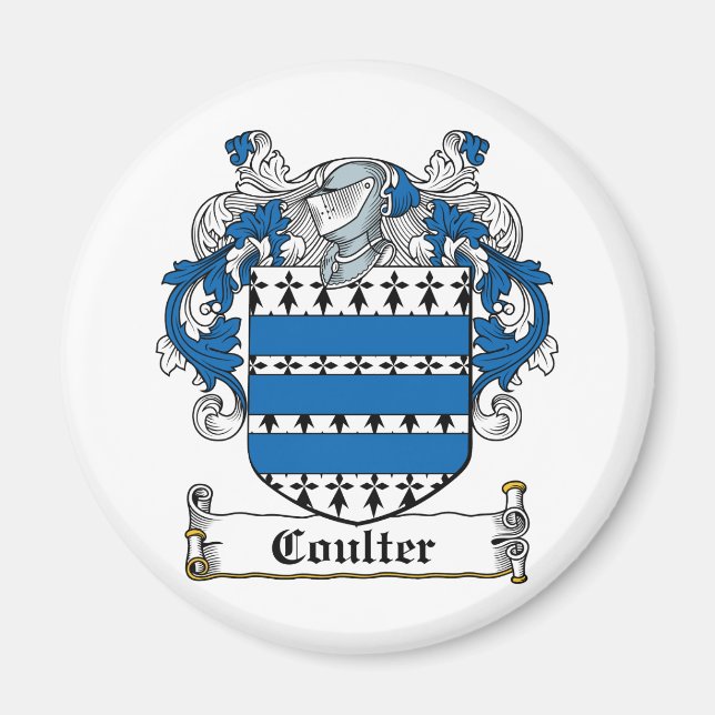 Coulter Family Crest Magnet (Front)
