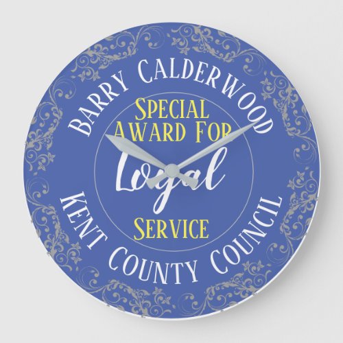 Council Employee Loyal Service Award Large Clock