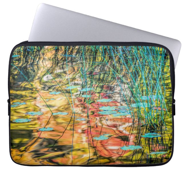 Council Lake in Hiawatha National Forest, Michigan Laptop Sleeve (Front)