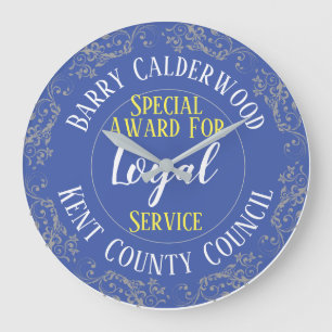 Council Loyal Service Award Large Clock