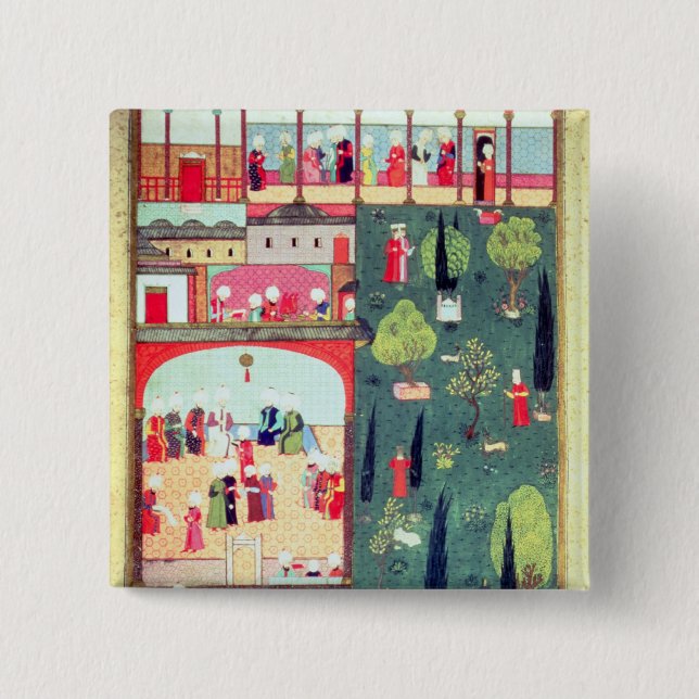 Council of ministers at Topkapi Palace Button (Front)