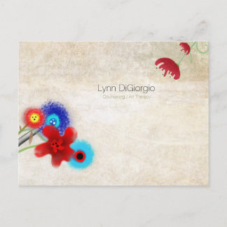 Counseling / Art Therapy Postcard