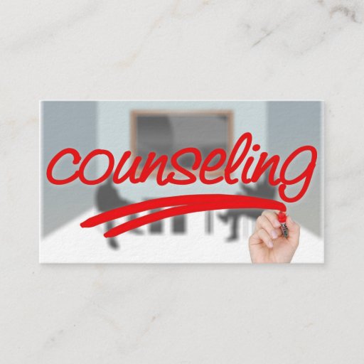 Customizable Counseling Business Card