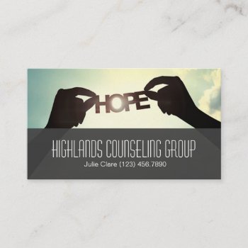 Counseling Business Card by ArtisticEye at Zazzle