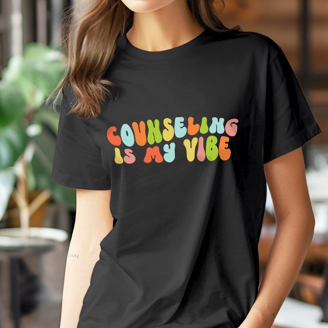 Counseling Is My Vibe Tee, Counselor, Therapist T-Shirt (Creator Uploaded)