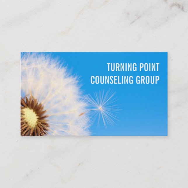 Counseling, Life Coach, Therapy, Therapist, Business Card (Front)