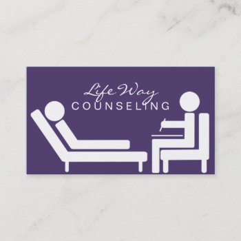 Counseling  Life Coach  Therapy  Therapist  Business Card by ArtisticEye at Zazzle