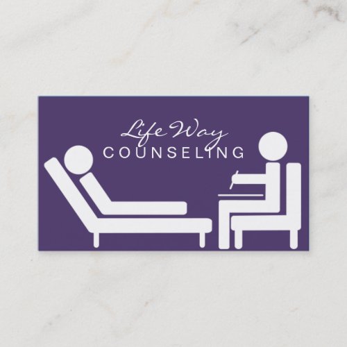 Counseling Life Coach Therapy Therapist Business Card