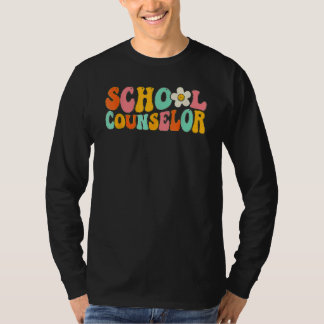 Counseling Office School Guidance Groovy Back To S T-Shirt