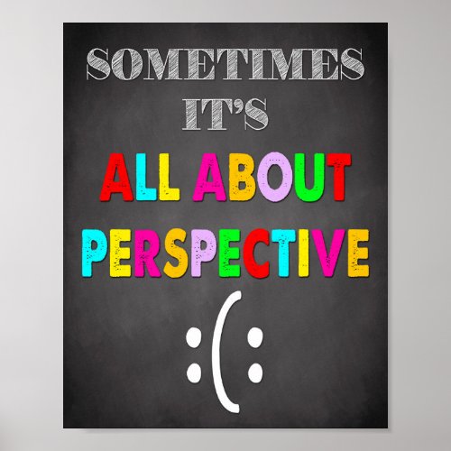 Counseling Office Sign Perspective Sign Emotion Poster