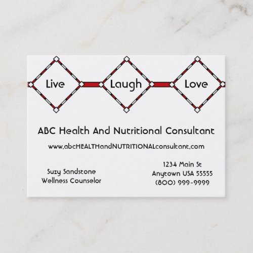 Counseling Services Business Card