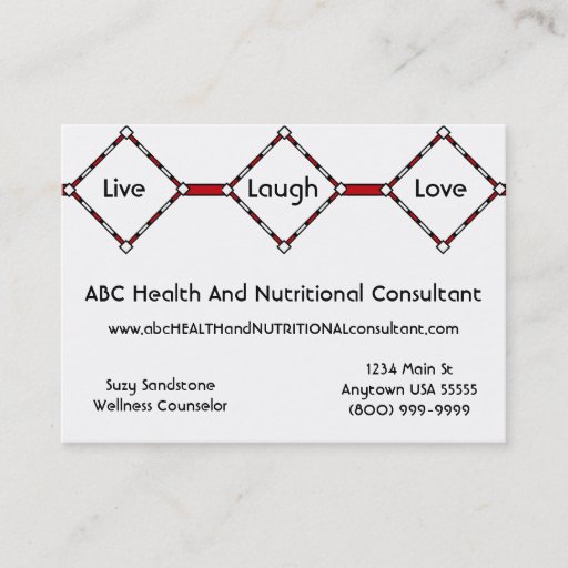Customizable Counseling Services Business Card