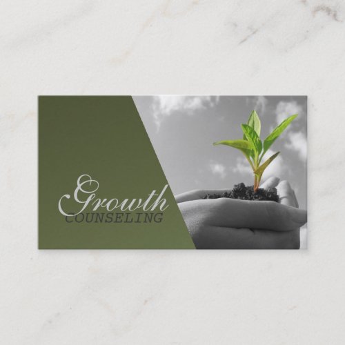 Counseling Therapist Spiritual Life Coach Business Card