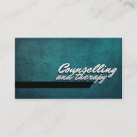 Counselling and Therapy Business Card