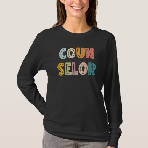 Counselor Alphabet First Day Of School Team Back T T_Shirt