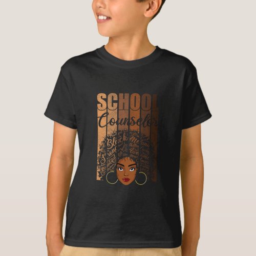 Counselor Black History Apparel Black History Afri T_Shirt