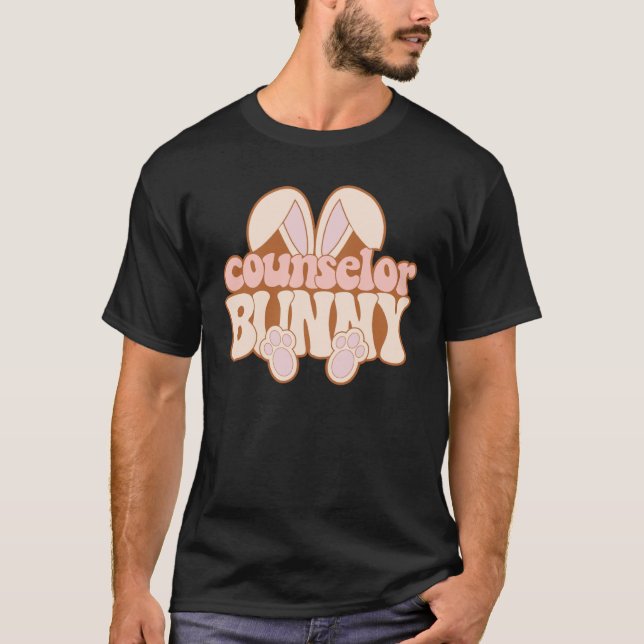 Counselor Bunny One Hoppy Counselor Easter Day 202 T-Shirt (Front)