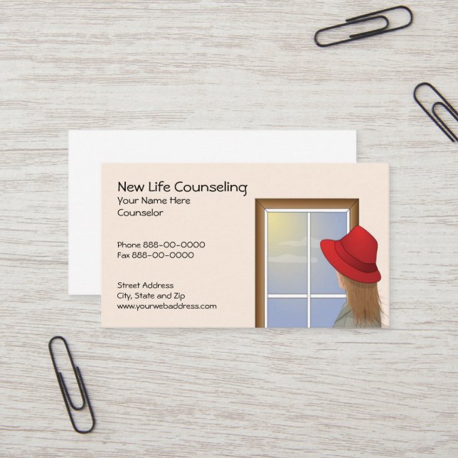 Counselor Business Card (Front/Back In Situ)