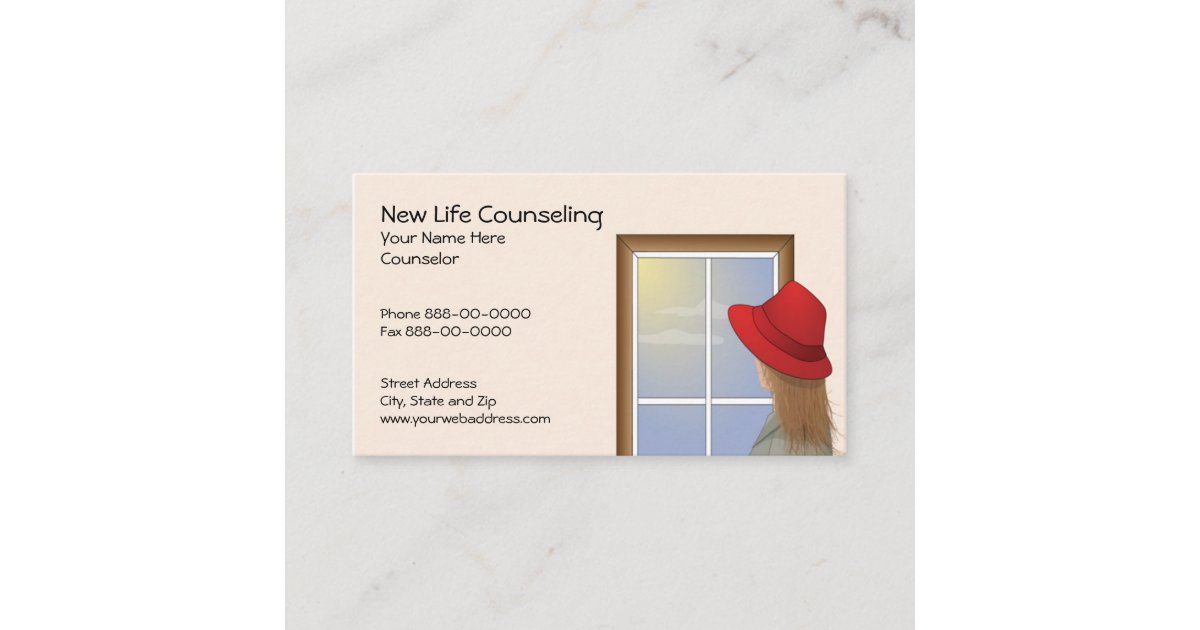 Counselor Business Card Zazzle