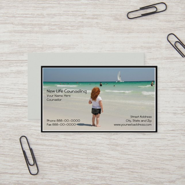 Counselor Business Card (Front/Back In Situ)