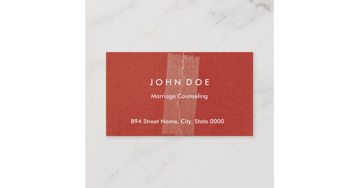 Counselor Business Card Zazzle