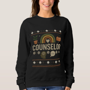Counselor Christmas Sweater – Festive Holiday Desi