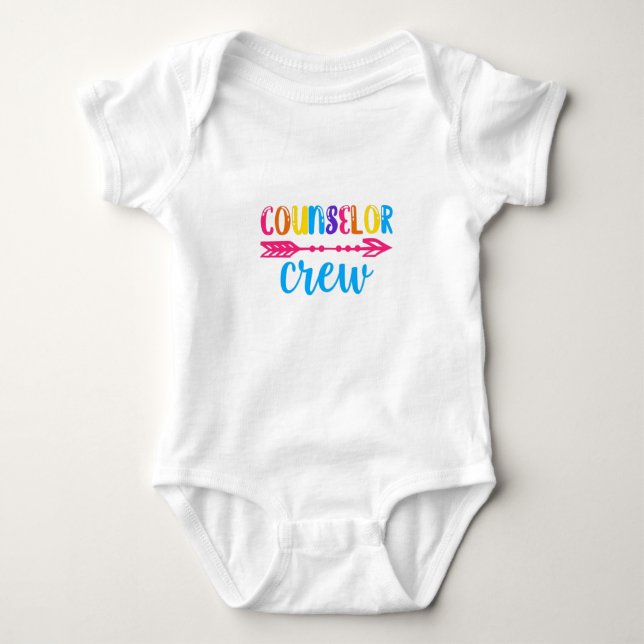 counselor crew baby bodysuit (Front)