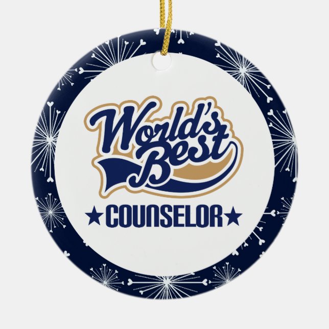 Counselor Gift Ornament (Front)