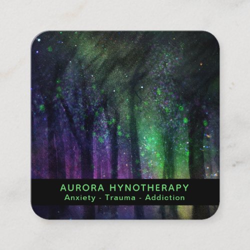  Counselor  Hypnotherapy Hypnosis  Therapist Square Business Card